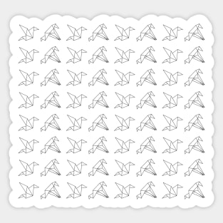 Paper Cranes Sticker